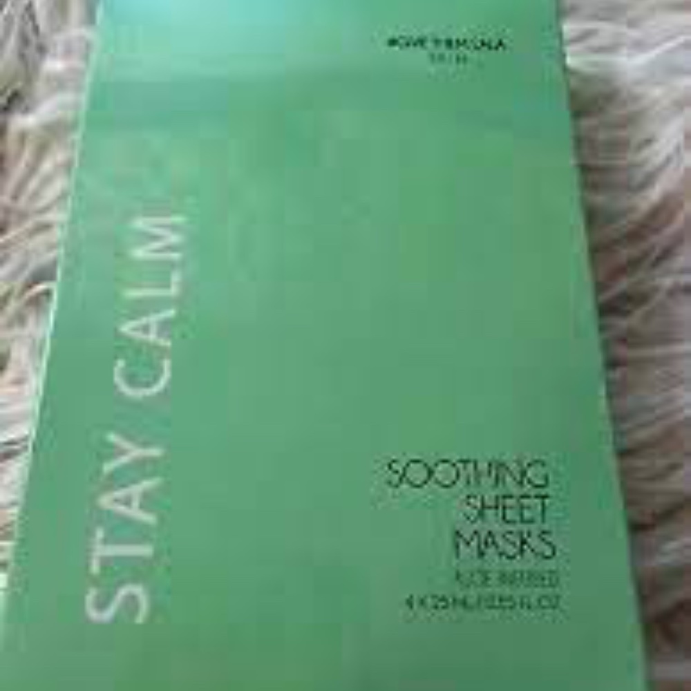#Give Them LaLa “Stay Calm”  4 pack Aloe Infused Soothing Sheet Masks